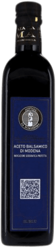 12,95 € Envío gratis | Vinagre La Bonissima Il Blu Aceto Balsamico D.O.C. Modena Italia Botella Medium 50 cl