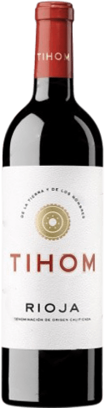 16,95 € 送料無料 | 赤ワイン Tihom 高齢者 D.O.Ca. Rioja ラ・リオハ スペイン Tempranillo, Grenache, Graciano, Mazuelo, Carignan ボトル 75 cl