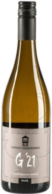 15,95 € Envio grátis | Vinho branco Weingut Disibodenberg Jovem Q.b.A. Nahe Alemanha Pinot Cinza Garrafa 75 cl
