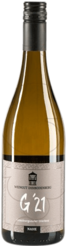 15,95 € Spedizione Gratuita | Vino bianco Weingut Disibodenberg Giovane Q.b.A. Nahe Germania Pinot Grigio Bottiglia 75 cl