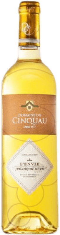 19,95 € Envio grátis | Vinho doce Domaine du Cinquau L'Envie A.O.C. Jurançon França Petit Manseng Garrafa 75 cl