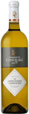 18,95 € Free Shipping | White wine Domaine du Cinquau Sensations Dry A.O.C. Jurançon France Petit Manseng, Gros Manseng, Petit Corbu Bottle 75 cl