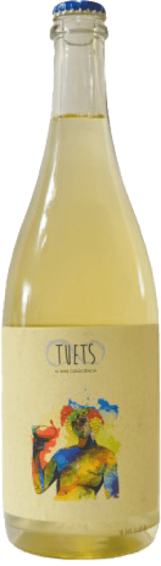 13,95 € Envío gratis | Vino blanco Celler Tuets Tot Ancestral Blanco Cataluña España Macabeo, Parellada, Moscatel Amarillo Botella 75 cl