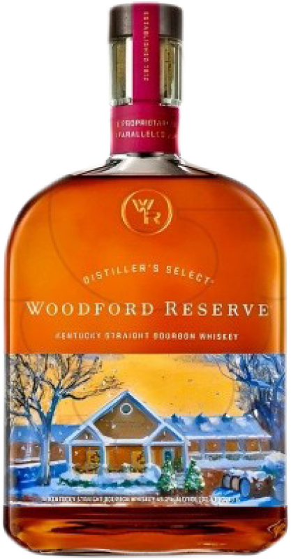 68,95 € Бесплатная доставка | Виски смешанные Woodford Holiday Limited Edition Резерв Соединенные Штаты бутылка 1 L