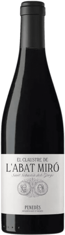 25,95 € Free Shipping | Red Wine Parxet Claustre de l'Abat Miró Crianza — Aged D.O. Penedès Catalonia Spain Bottle 75 cl
