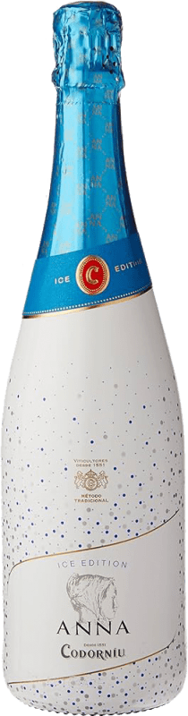 5,95 € Envio grátis | Caixa de 3 unidades Espumante branco Codorníu Anna Ice Semi-seco Semi-doce D.O. Cava Catalunha Espanha Garrafa Pequena 20 cl