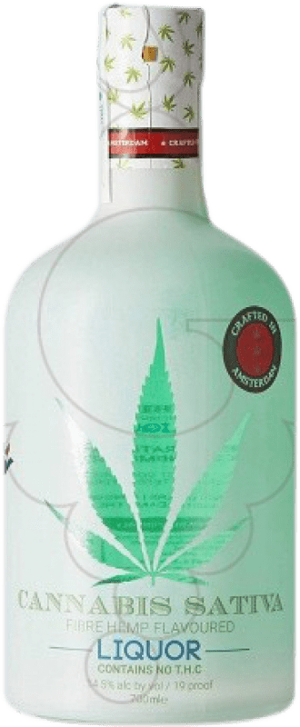 32,95 € Spedizione Gratuita | Liquori Cannabis Sativa Liquor Olanda Bottiglia 70 cl