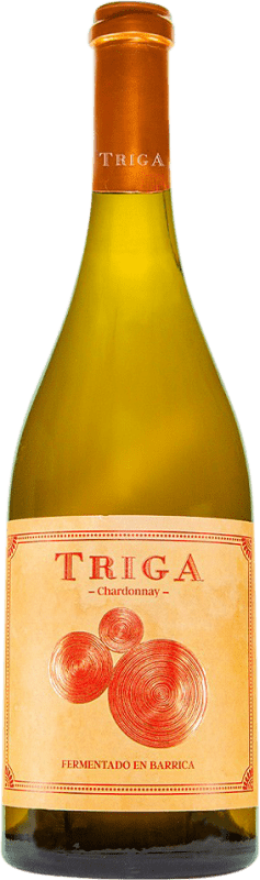 24,95 € Бесплатная доставка | Белое вино Volver Triga Crianza — Крианса D.O. Alicante Levante Испания Chardonnay — Шардоне Бутылка 75 cl
