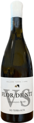 19,95 € Envío gratis | Vino blanco Terra i Vins Flor de Nit VS Blanc Crianza D.O. Terra Alta Cataluña España Botella 75 cl