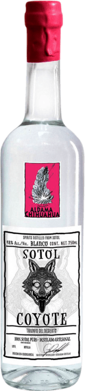 72,95 € 免费送货 | 西班牙渣酿白兰地 Orujo Gerardo Ruelas Sotol Coyote Chihuahua Blanco — 白色的 墨西哥 70 cl