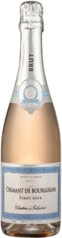 18,95 € 免费送货 | 玫瑰气泡酒 Chartron et Trebuchet Rosado 香槟 大储备 A.O.C. Crémant de Bourgogne 勃艮第 法国 Pinot Black 瓶子 75 cl