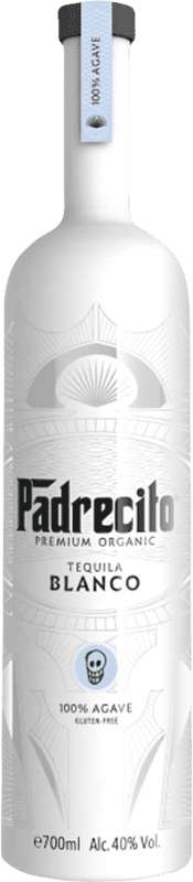 67,95 € 免费送货 | 龙舌兰 Padre Azul Padrecito Blanco 墨西哥 瓶子 70 cl