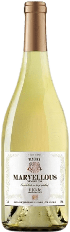 96,95 € Бесплатная доставка | Белое вино Señorío de Villarrica Marvellous Number ONE Резерва D.O.Ca. Rioja Ла-Риоха Испания 75 cl
