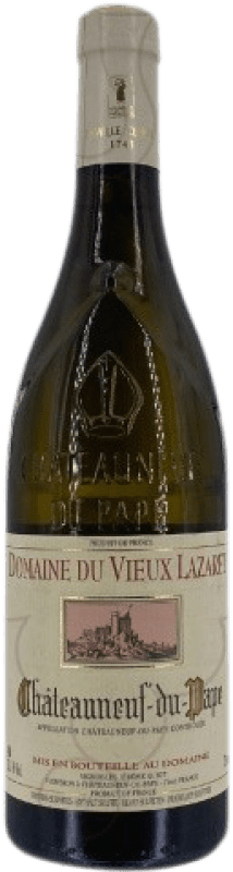 32,95 € Бесплатная доставка | Белое вино Domaine du Vieux Lazaret Blanc старения A.O.C. Châteauneuf-du-Pape Рона Франция бутылка 75 cl
