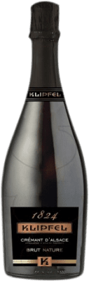 18,95 € Envio grátis | Espumante branco Klipfel Brut Nature Grande Reserva A.O.C. Crémant d'Alsace Alsácia França Garrafa 75 cl