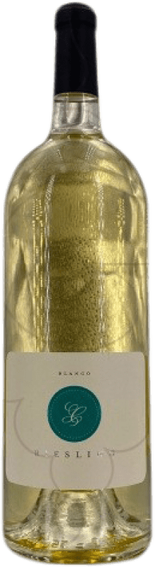 14,95 € Envoi gratuit | Vin Blanc Monovar Jeune Espagne Riesling Bouteille Magnum 1,5 L