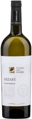 7,95 € Бесплатная доставка | Белое вино Tenuta San Giorgio Arzare Молодой I.G.T. Veneto Венето Италия Chardonnay бутылка 75 cl