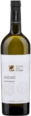 8,95 € Spedizione Gratuita | Vino bianco Tenuta San Giorgio Arzare Giovane I.G.T. Veneto Veneto Italia Chardonnay Bottiglia 75 cl