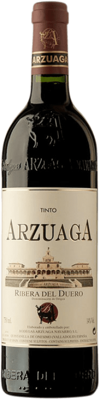 108,95 € 免费送货 | 红酒 Arzuaga 预订 D.O. Ribera del Duero 卡斯蒂利亚莱昂 西班牙 瓶子 Magnum 1,5 L