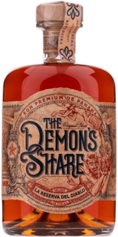 41,95 € Envio grátis | Rum The Demon's Share La Reserva del Diablo Panamá 6 Anos Garrafa 70 cl