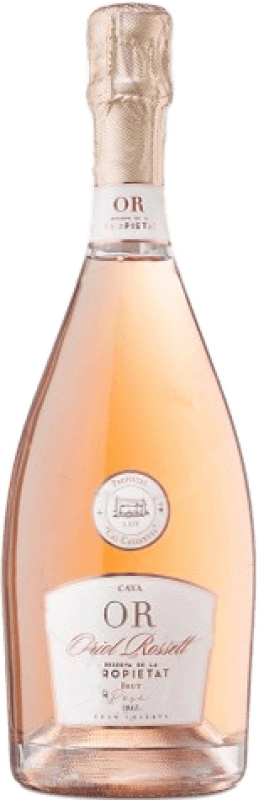 46,95 € Kostenloser Versand | Rosé Sekt Oriol Rossell La Propietat Brut — Herb Rosé Große Reserve — Lange Reifung D.O. Cava Katalonien Spanien Flasche 75 cl