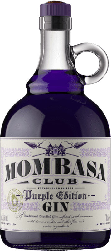 25,95 € Envío gratis | Ginebra Mombasa Club Purple Edition Reino Unido Botella 70 cl