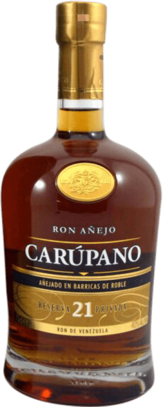 78,95 € Envío gratis | Ron Carúpano Añejo Venezuela 21 Años 70 cl