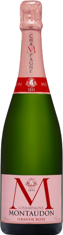 21,95 € Envoi gratuit | Vin Mousseux Rosé Montaudon La Grande Brut Rosé Grande Réserve A.O.C. Champagne Champagne France Bouteille 75 cl