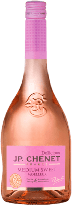 7,95 € Spedizione Gratuita | Vino fortificato JP. Chenet Medium Sweet Rose Semisecco Semidolce I.G.P. Vin de Pays d'Oc Linguadoca-Rossiglione Francia Bottiglia 75 cl
