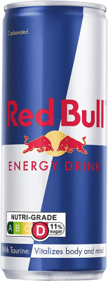 54,95 € Kostenloser Versand | 24 Einheiten Box Getränke und Mixer Red Bull Energy Drink Spanien Alu-Dose 33 cl