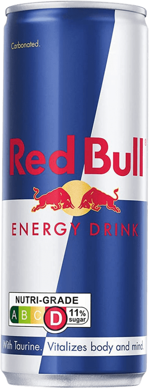57,95 € Envío gratis | Caja de 24 unidades Refrescos Red Bull Energy Drink Austria Lata 33 cl