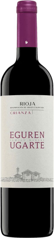 7,95 € Envio grátis | Vinho tinto Eguren Ugarte Crianza D.O.Ca. Rioja País Basco Espanha Meia Garrafa 37 cl