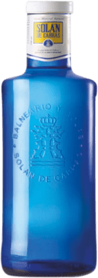 7,95 € Envío gratis | Caja de 20 unidades Agua Solán de Cabras Vidrio RET Castilla y León España Botella Medium 50 cl
