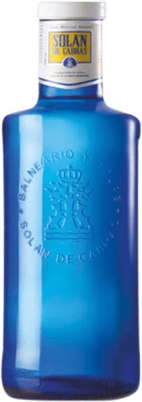 7,95 € Envío gratis | Caja de 20 unidades Agua Solán de Cabras Vidrio RET Castilla y León España Botella Medium 50 cl