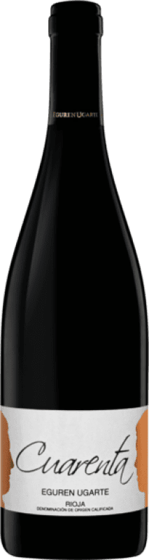 5,95 € Free Shipping | Red wine Eguren Ugarte Cuarenta sin Filtrar D.O.Ca. Rioja Basque Country Spain Bottle 75 cl