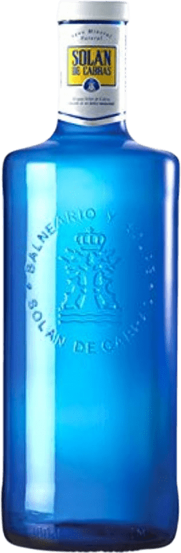 8,95 € Kostenloser Versand | 12 Einheiten Box Wasser Solán de Cabras Kastilien und León Spanien Flasche 1 L Glas RET