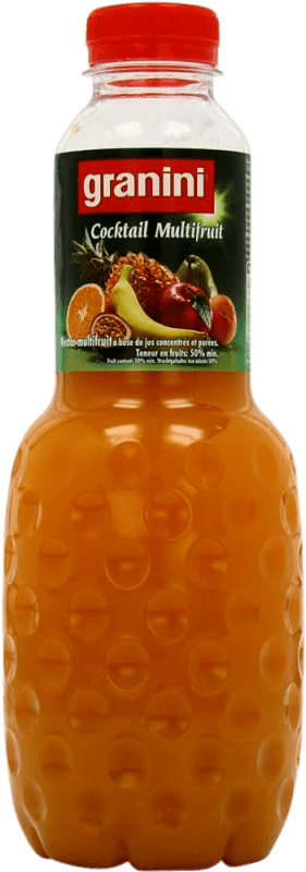 21,95 € Free Shipping | 6 units box Soft Drinks & Mixers Granini Cóctel de Frutas Spain Bottle 1 L