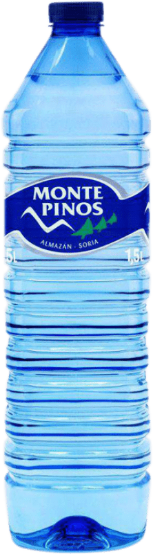 14,95 € Envoi gratuit | Boîte de 12 unités Eau Monte Pinos PET Castille et Leon Espagne Bouteille Spéciale 1,5 L