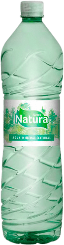 6,95 € Бесплатная доставка | Коробка из 6 единиц Вода Sierra Natura PET Андалусия Испания Специальная бутылка 1,5 L
