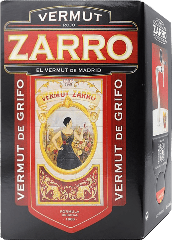 25,95 € 免费送货 | 苦艾酒 Sanviver Zarro 马德里社区 西班牙 Bag in Box — 盒中袋 3 L