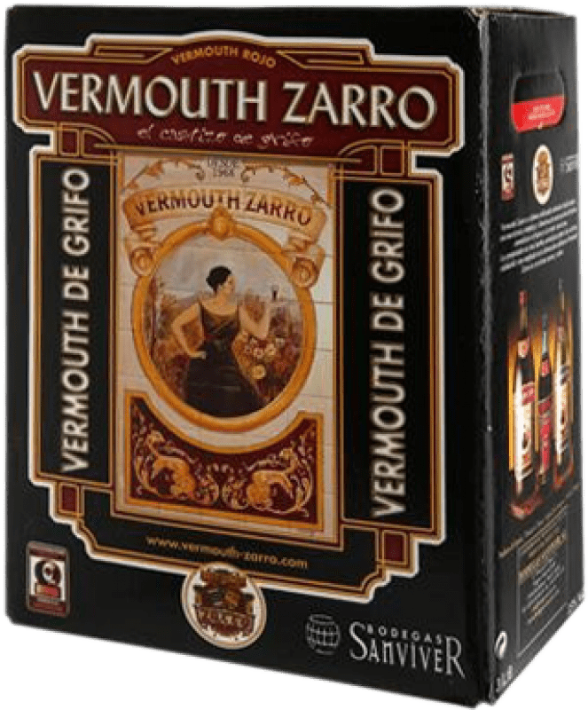 4,95 € Free Shipping | Vermouth Sanviver Zarro Grifo Madrid's community Spain Bag in Box 18 L