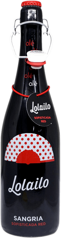 7,95 € Envío gratis | Sangría Sanviver Zarro Lolailo Comunidad de Madrid España Botella 75 cl