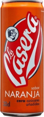 18,95 € Free Shipping | 24 units box Soft Drinks & Mixers La Casera Naranja Spain Can 33 cl