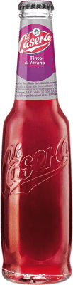 62,95 € Kostenloser Versand | 24 Einheiten Box Getränke und Mixer La Casera Tinto de Verano Spanien Kleine Flasche 27 cl