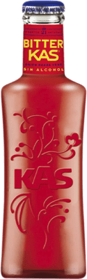 37,95 € Бесплатная доставка | Коробка из 24 единиц Безалкогольные напитки Kas Испания Мини-бутылка 20 cl Bitter — Горький