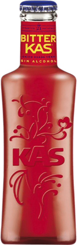 37,95 € Free Shipping | 24 units box Soft Drinks Kas Spain Small Bottle 20 cl Bitter