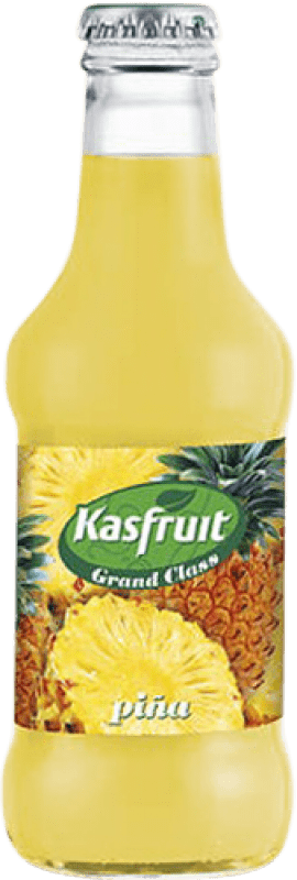 42,95 € 免费送货 | 盒装24个 饮料和搅拌机 Kas Kasfruit Piña 西班牙 小瓶 20 cl