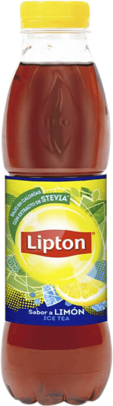 41,95 € Free Shipping | 12 units box Soft Drinks Lipton Spain Medium Bottle 50 cl PET Limón — Lemon, Tea