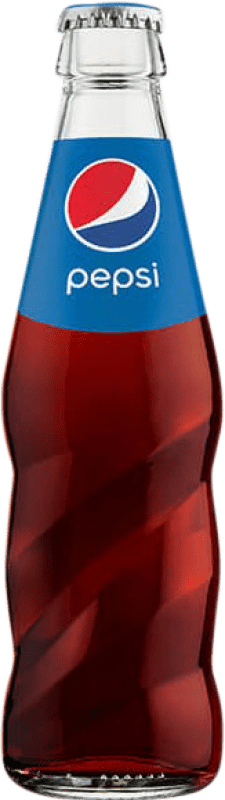 27,95 € 免费送货 | 盒装24个 饮料和搅拌机 Pepsi Vidrio RET 西班牙 小瓶 20 cl
