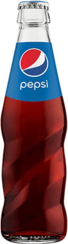 29,95 € 送料無料 | 24個入りボックス 飲み物とミキサー Pepsi Vidrio RET スペイン 小型ボトル 20 cl